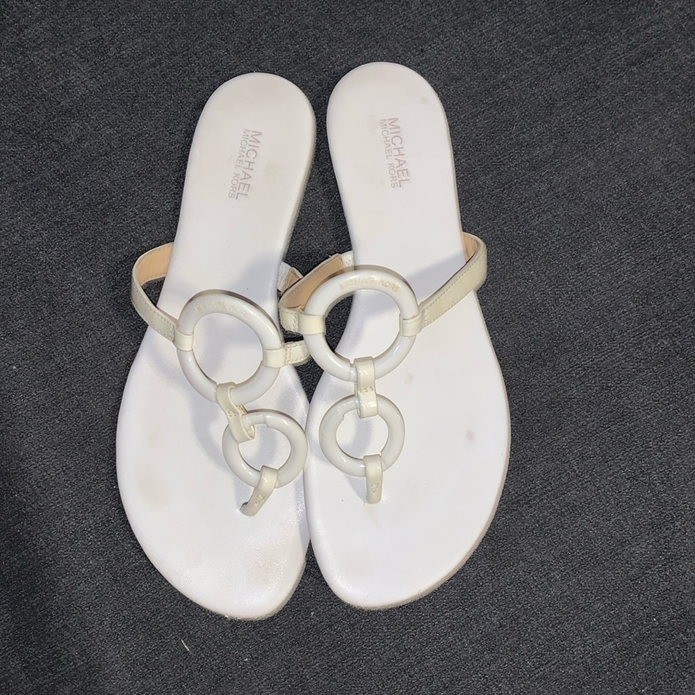 Michael Michael Kors Claudia White Sandal